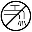 non watertap symbol BW