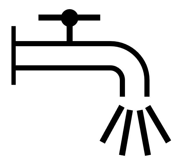 water tap symbol